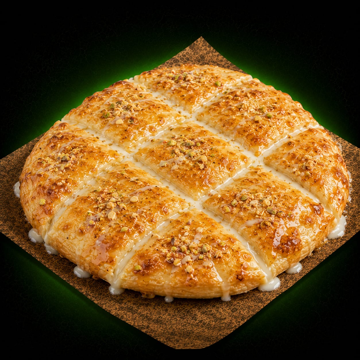 فطيرة حليب بالمكسرات