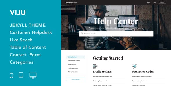 Viju - Documentation and Helpdesk Jekyll Theme Viju - Documentation and Helpdesk Jekyll Theme