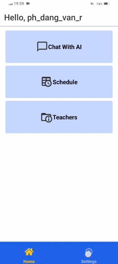 Parent Dashboard Screenshot