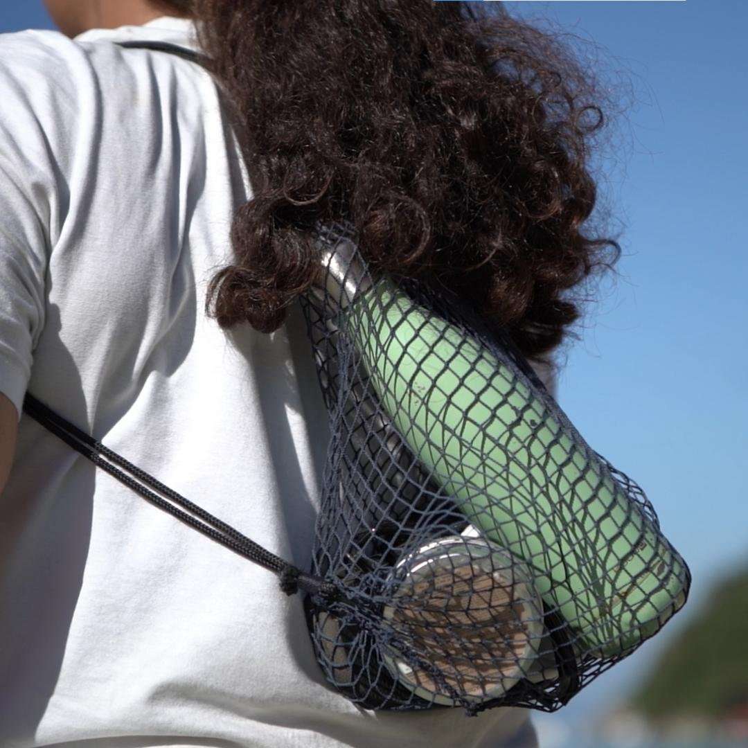 Caçoeira - mochila-saco (sacochila) de rede - Imagem 4