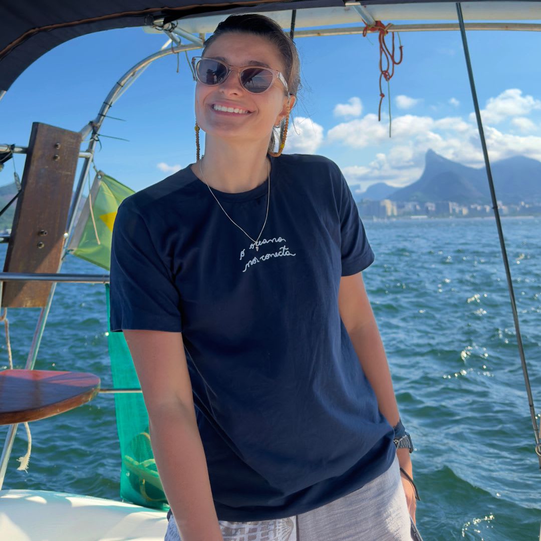 Camiseta O Oceano nos conecta + Redeco - Imagem 8