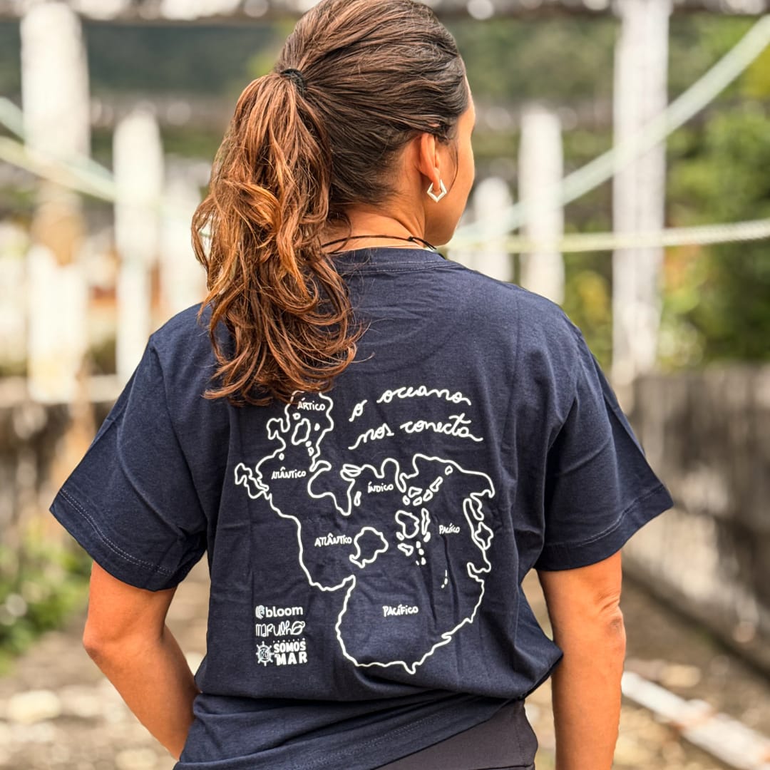 Camiseta O Oceano nos conecta + Redeco