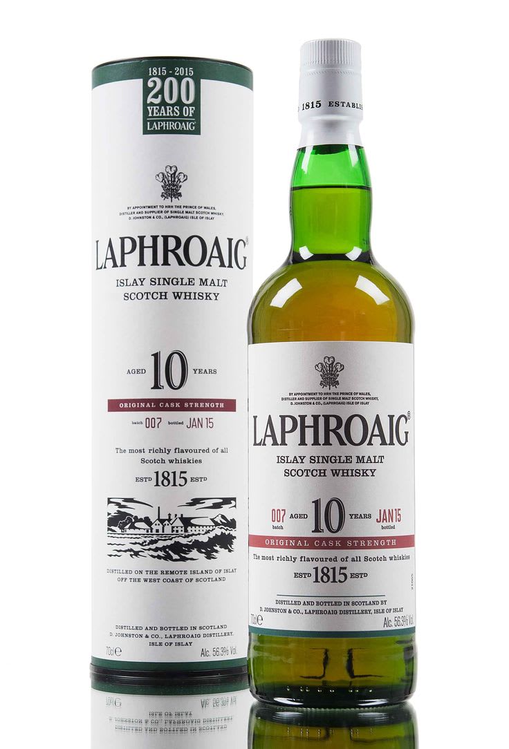 Laphroaig 10 Years Old Original Cask Strength Finish - Image 1