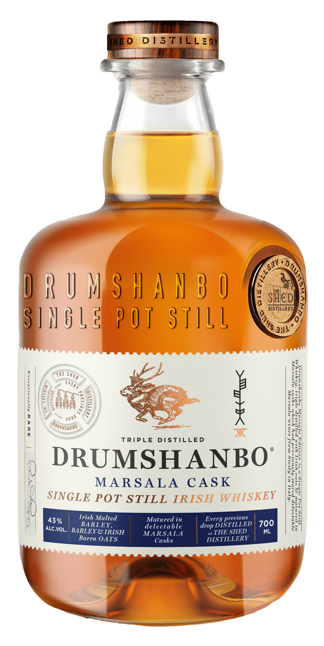 Drumshanbo Single Pot Still Irish Whiskey Marsala Cask