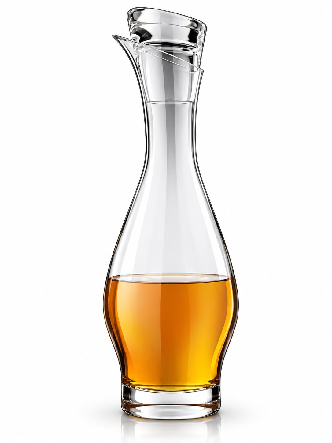 Final Touch Entasis Lead-Free Crystal Decanter