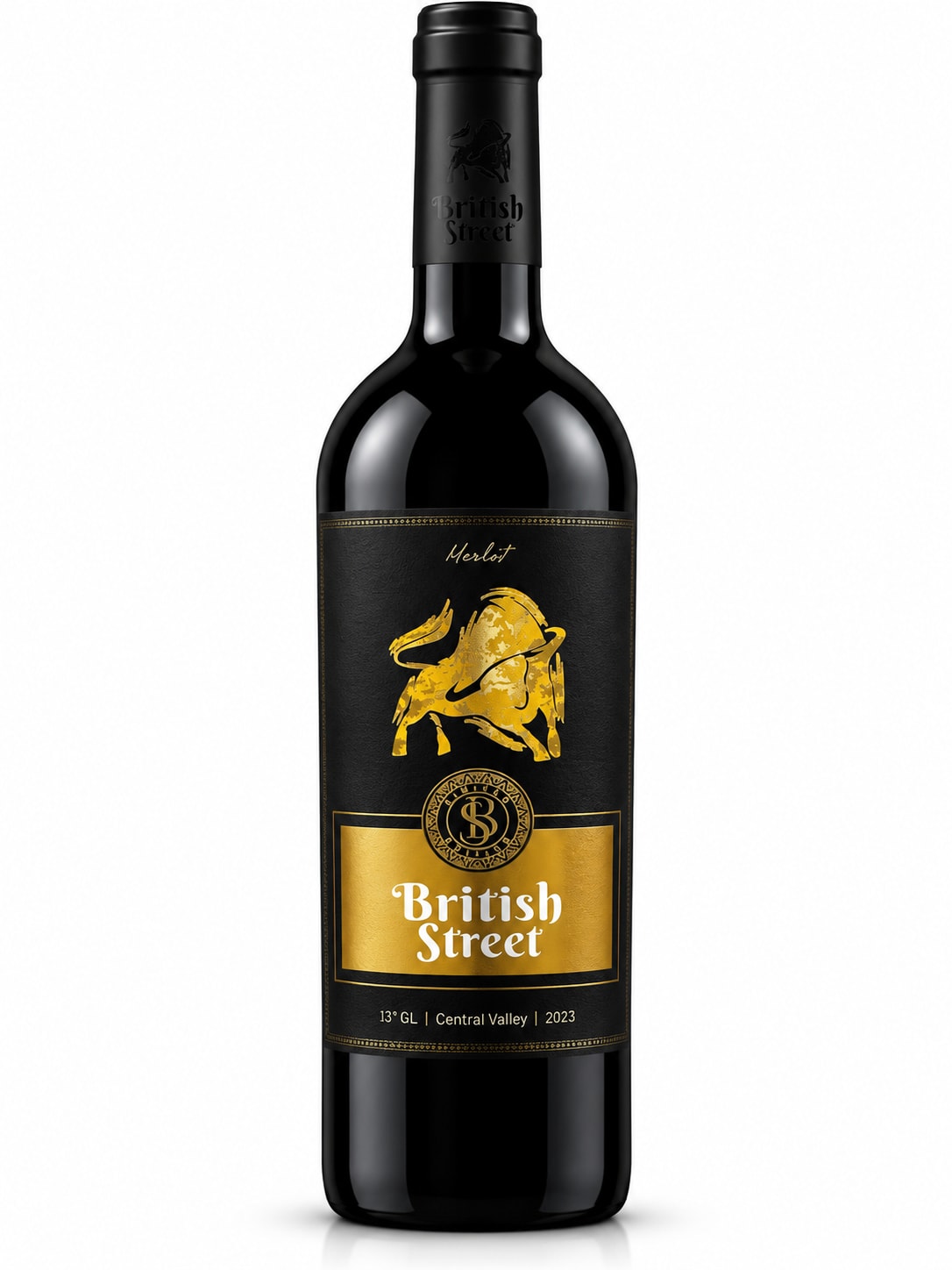 British Street Merlot Red Wine - Image 1