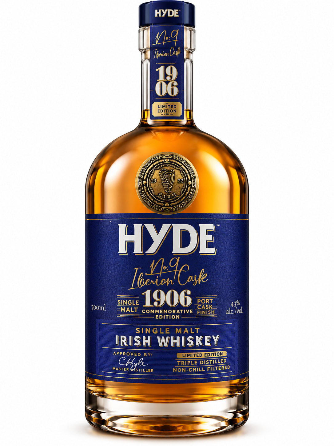 Hyde No. 9 Iberian Cask – 1906 Commemorative Edition Single Malt Irish Whiskey