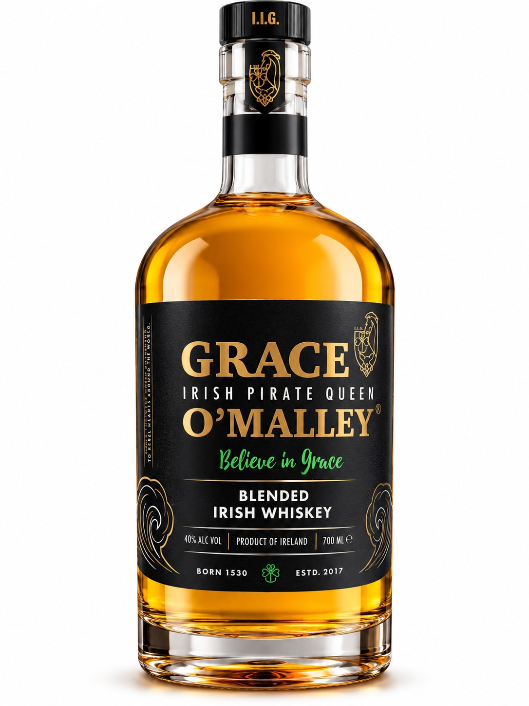 Grace O’Malley Blended Irish Whiskey - Image 1