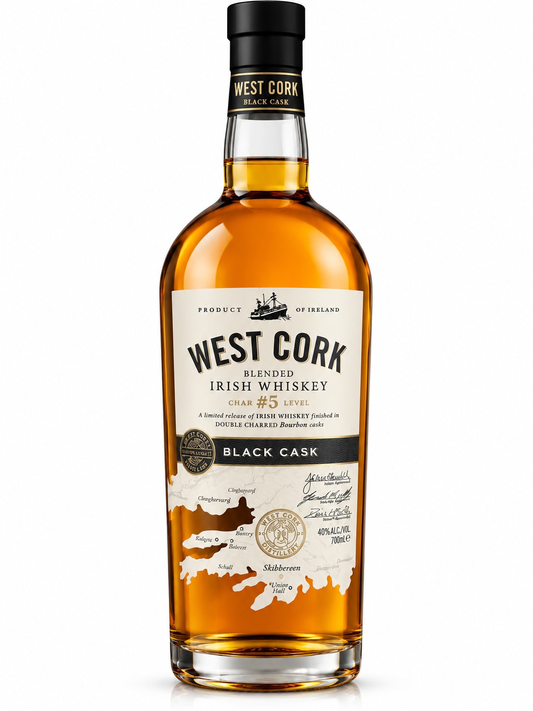 West Cork Black Cask Blended Irish Whiskey
