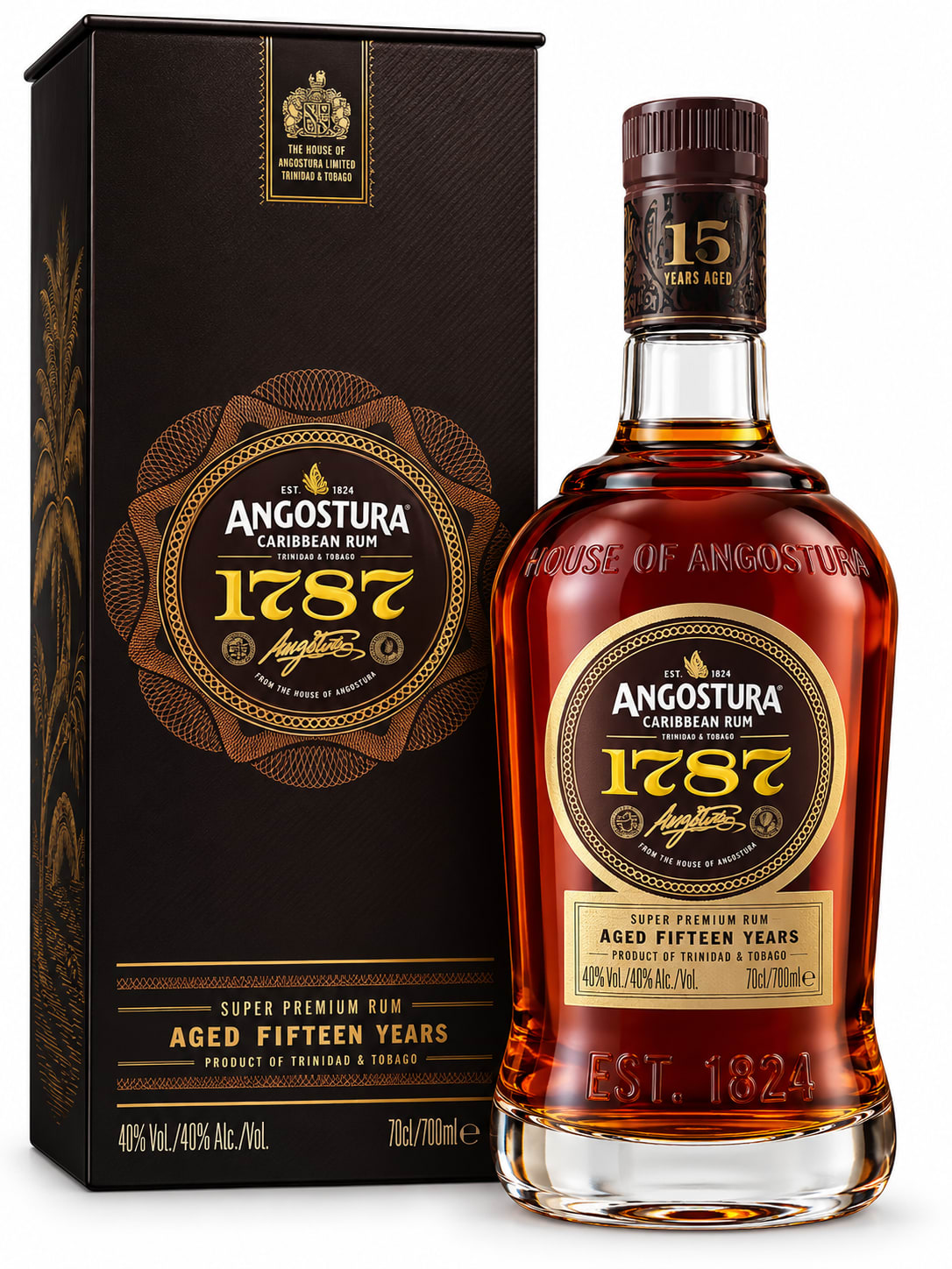 Angostura 1787 Super Premium Rum – 15 Years - Image 1