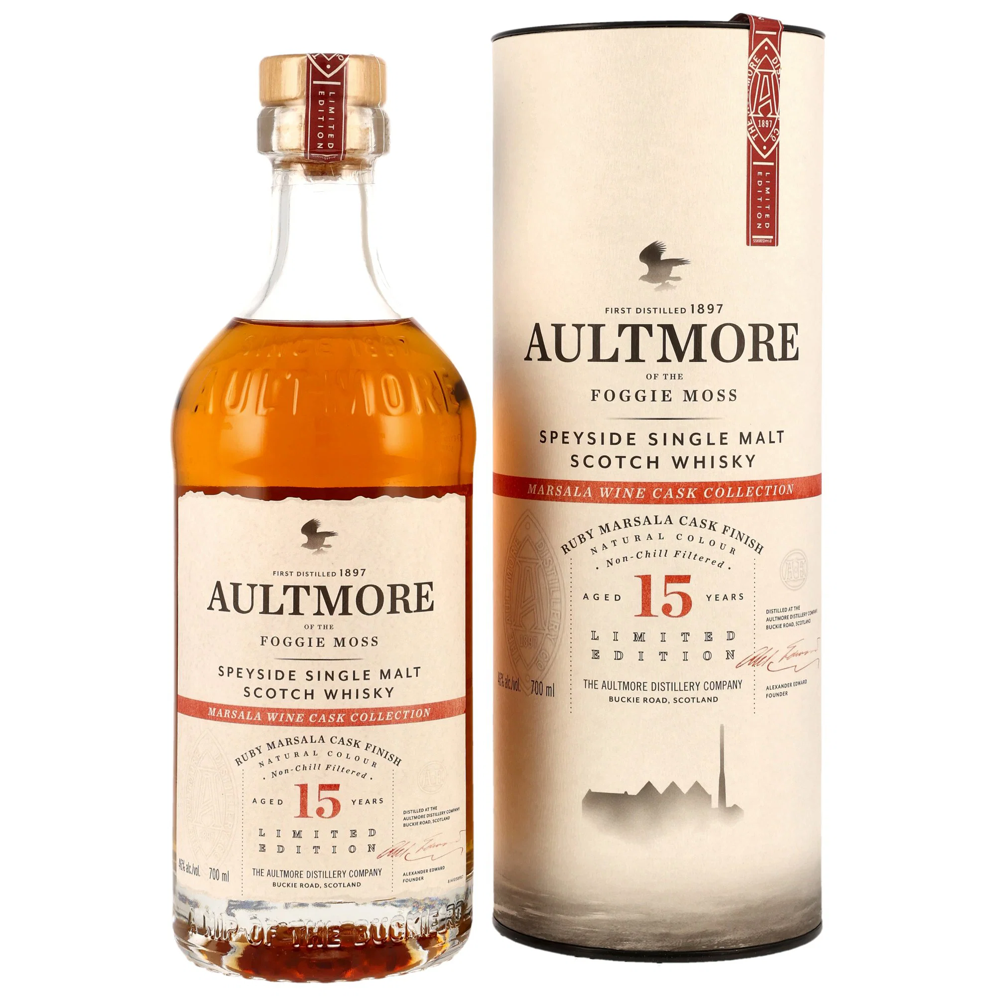 Aultmore 15 Years Marsala Wine Cask Collection