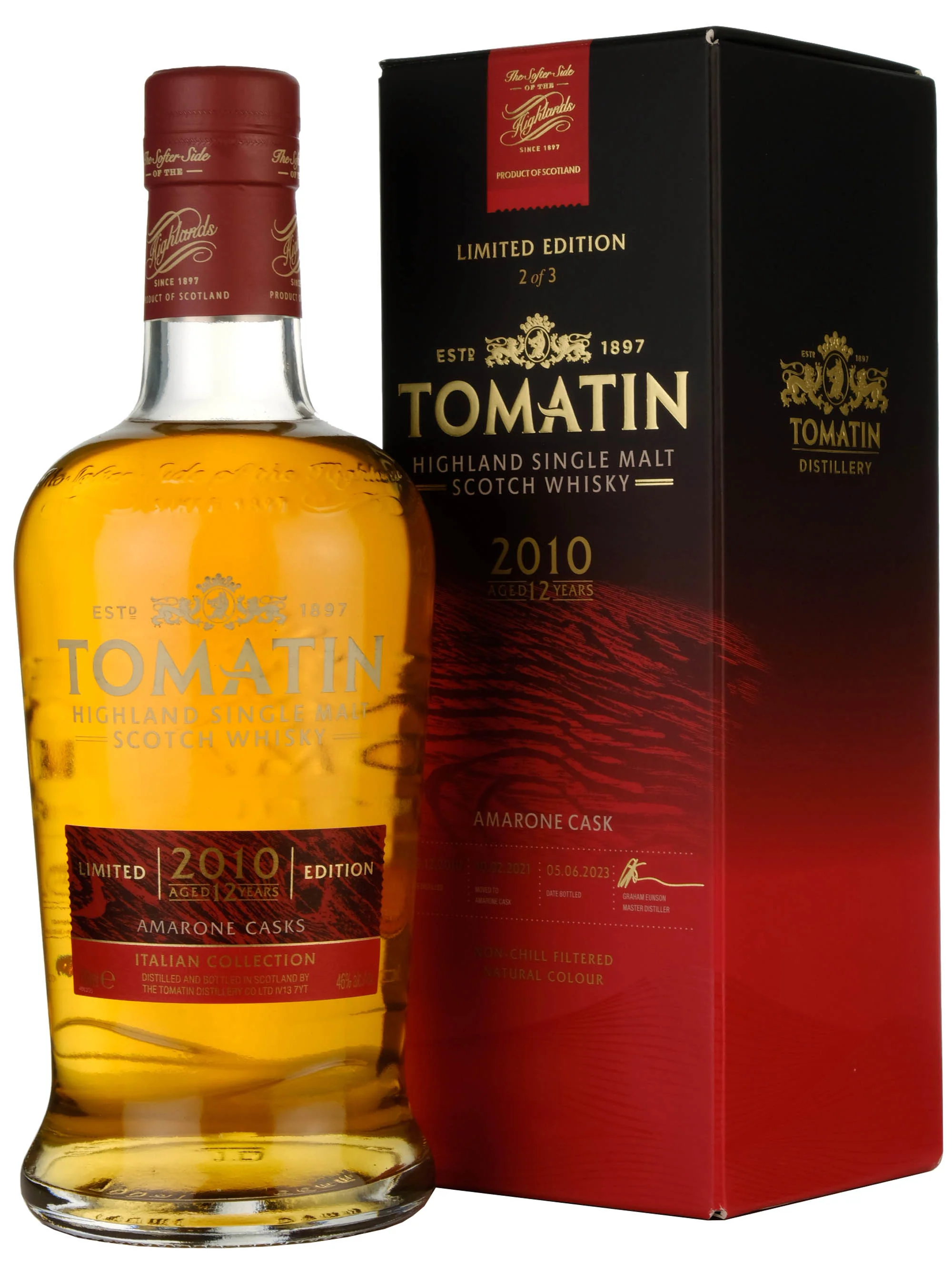 Tomatin 12 Years Italian Amarone Cask 46%