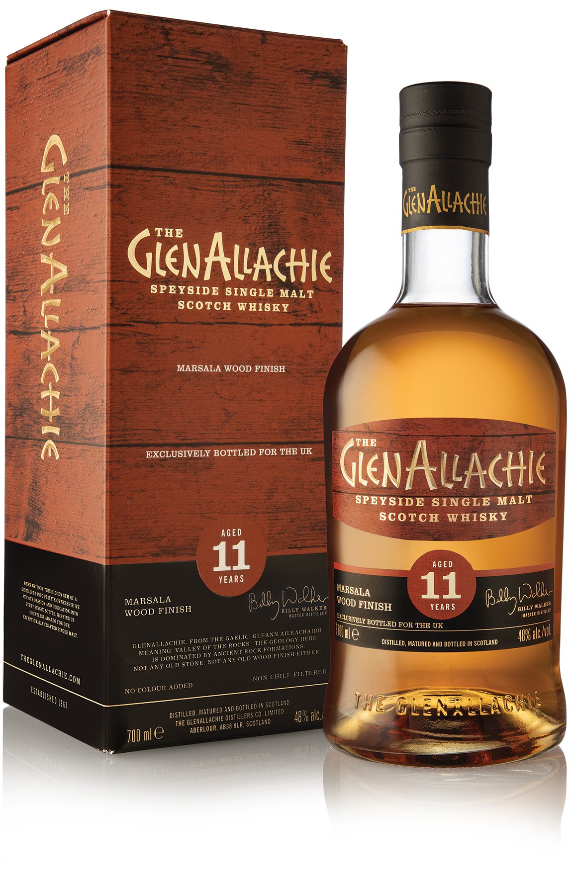 The Glenallachie 11 Years Marsala Wood Finish