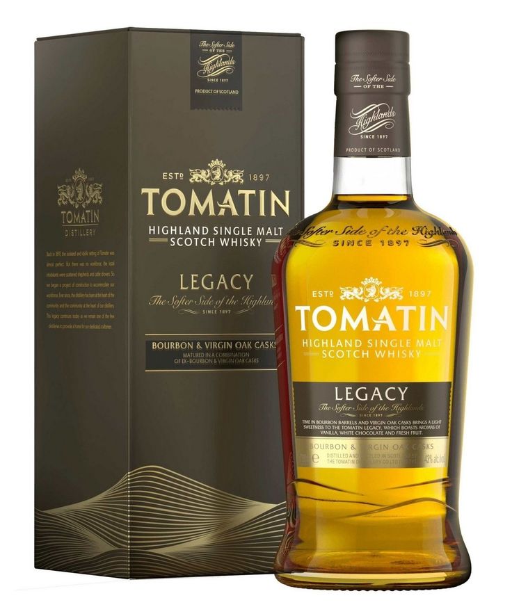 Tomatin Legacy Bourbon & Virgin Oak Casks 43%
