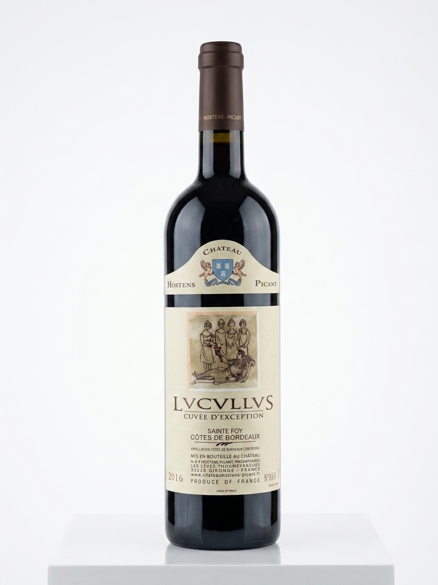 Chateau Hostens-Picant Cuvee D'Exception Lucullus 2016 AOC Sainte-Foy-Bordeaux Rouge