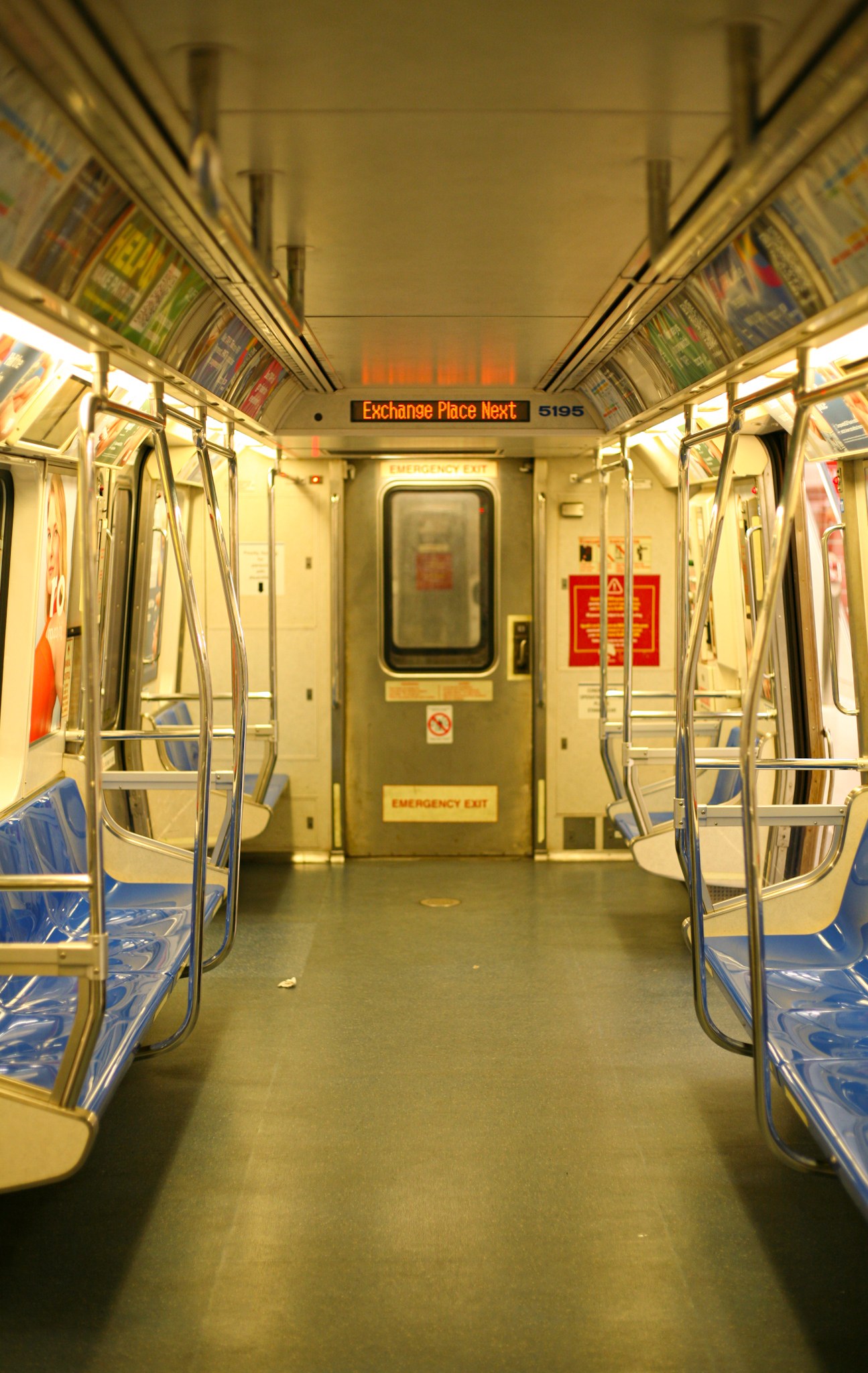 Empty subway