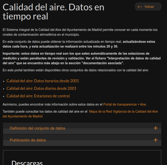 Portal Datos Ayto Madrid