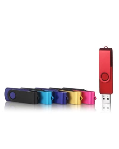 Wholesale USB Drives | Anodized Aluminum Classic Twist | Bulk Supplier - Main View