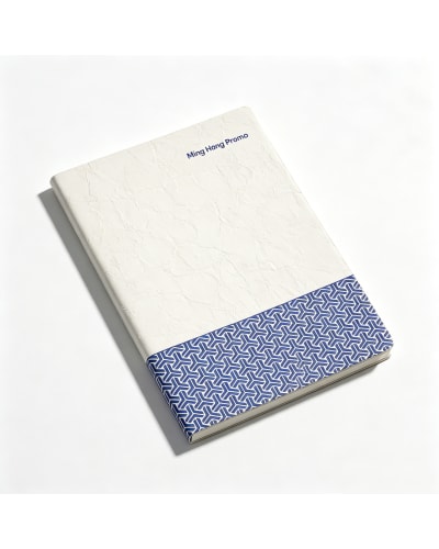 Personalised Journal A5 Imported Mandun Leather with Crinkle Texture - Alternate View