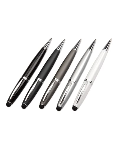 Custom USB Drives with Logo | 3-in-1 Stylus Pen Flash Drive - Main View