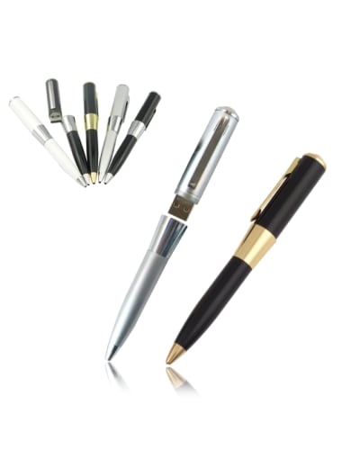 Marketing Promotional USB Drives Two-Tone Metal Pen Flash Drive - Main View
