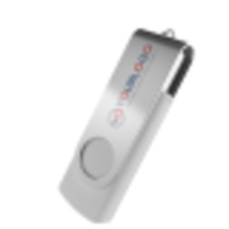 Custom Swivel Promotional USB Drives with Logo - Bulk Classic Twist Flash Drives - Gallery 2