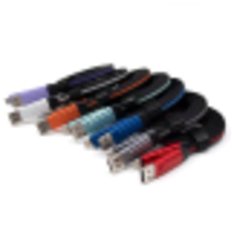 Nylon Braided USB Cable Bulk | 3A Fast Charging 6-in-1 Multi Interface Durable Charging Cord - Gallery 2