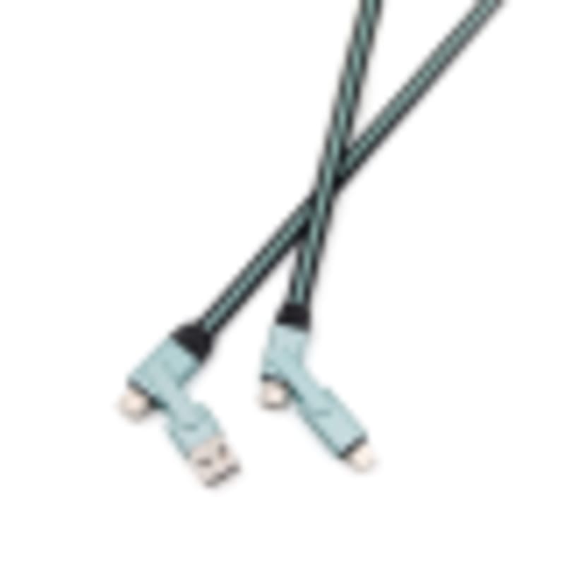Nylon Braided USB Cable Bulk | 3A Fast Charging 6-in-1 Multi Interface Durable Charging Cord - Gallery 4