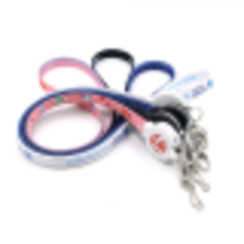 Trade Show USB Cable | 3-in-1 Retractable Lanyard Charging Cord for Event Branding - Gallery 2