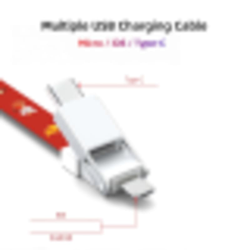 Trade Show USB Cable | 3-in-1 Retractable Lanyard Charging Cord for Event Branding - Gallery 5