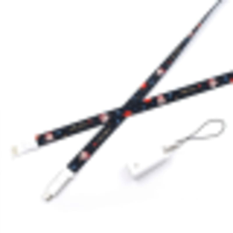 Promotional Giveaways USB Cable | 3-in-1 Flat Lanyard Charging Cord for Brand Marketing - Gallery 2