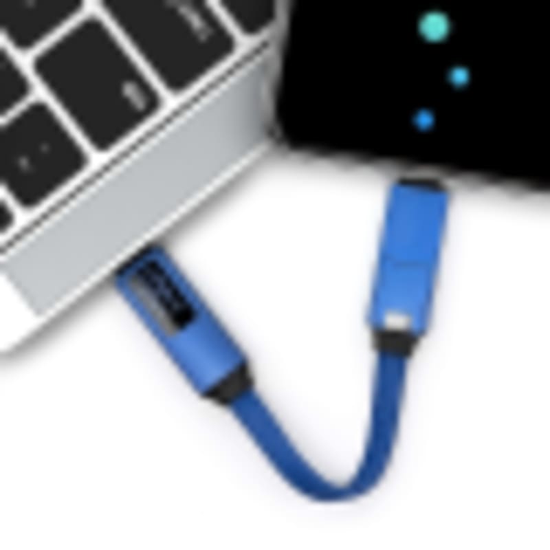 Magnetic Charging Cable Wholesale | 100W 5A 3-in-1 Keychain USB Cord with LED Display - Gallery 3