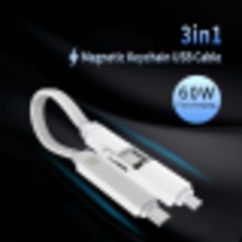 Custom Printed USB Cables | 60W 3A 3-in-1 Compact Nylon Braided Charging Cord - Gallery 4