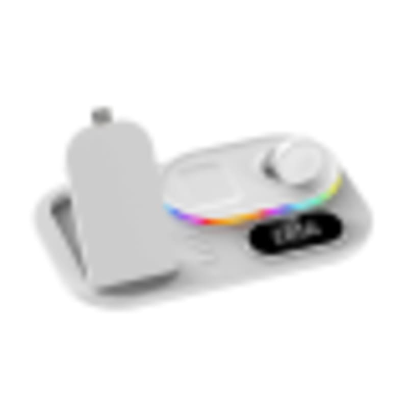 Ultra-Slim RGB Portable Wireless Charging Station | Samsung & Apple Compatible Multi-Device Pad - Gallery 4