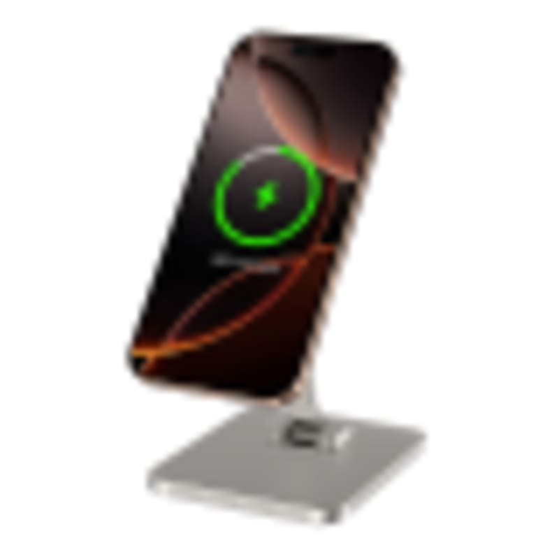 Foldable Wireless Charger with Magnetic Alignment | 15W Max Fast Charging Stand with Full Aluminum Alloy Housing - Gallery 1