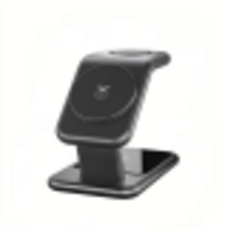 Business Gift Wireless Charger 3-in-1 Magnetic with Premium Zinc Alloy Base | 15W Max Fast Charging Station - Gallery 3