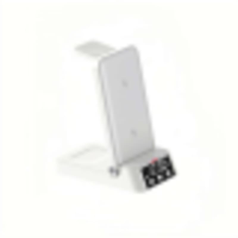 Promotional Wireless Charger 4-in-1 Foldable with Digital Alarm Clock & RGB Night Light | 15W Max Fast Charging Station - Gallery 3