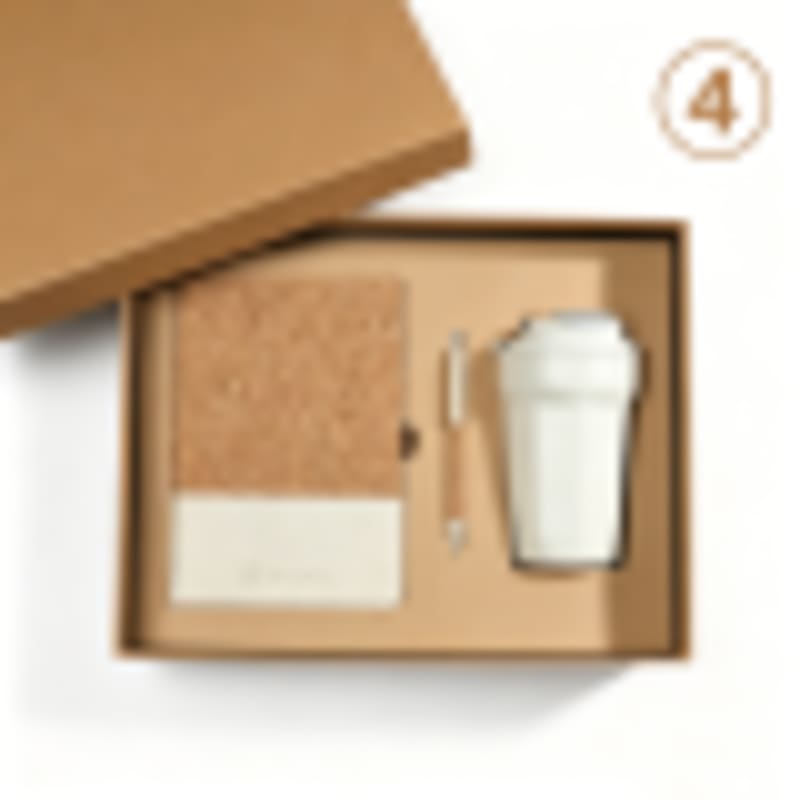 Custom Corporate Gift Sets 3-in-1 Eco-Friendly with Notebook, Pen & Coffee Tumbler | Custom Logo Branding - Gallery 4