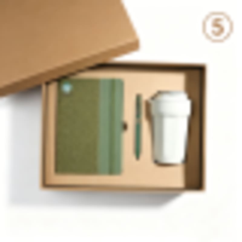 Custom Corporate Gift Sets 3-in-1 Eco-Friendly with Notebook, Pen & Coffee Tumbler | Custom Logo Branding - Gallery 5