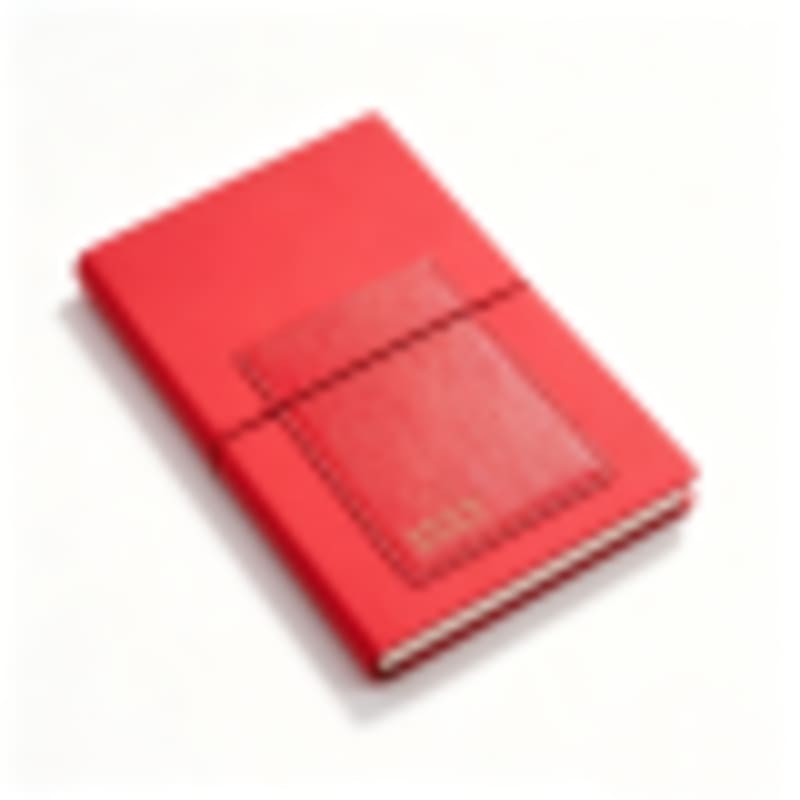 Custom Notebooks With Logo A5 Eco Leather with Pocket & Elastic Closure - Gallery 2