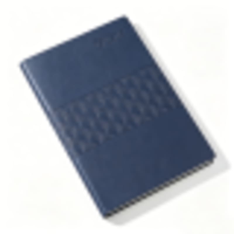 Business Notebooks With Logo A5 Eco Leather Embossed Pattern Journal - Gallery 2