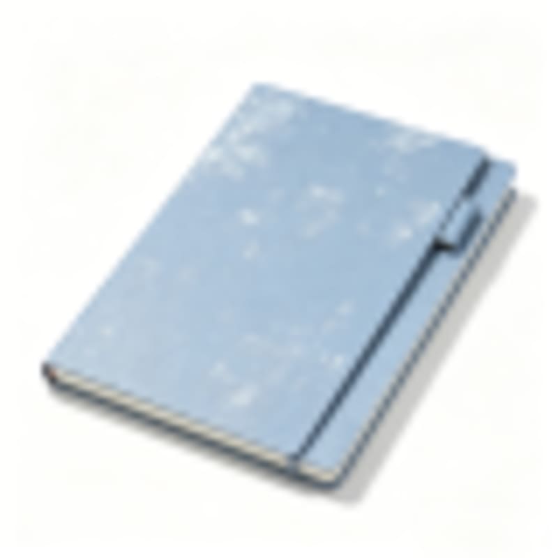 Custom Branded Notebooks A5 Italian Vegetable-Tanned Suede with Pen Loop - Gallery 1