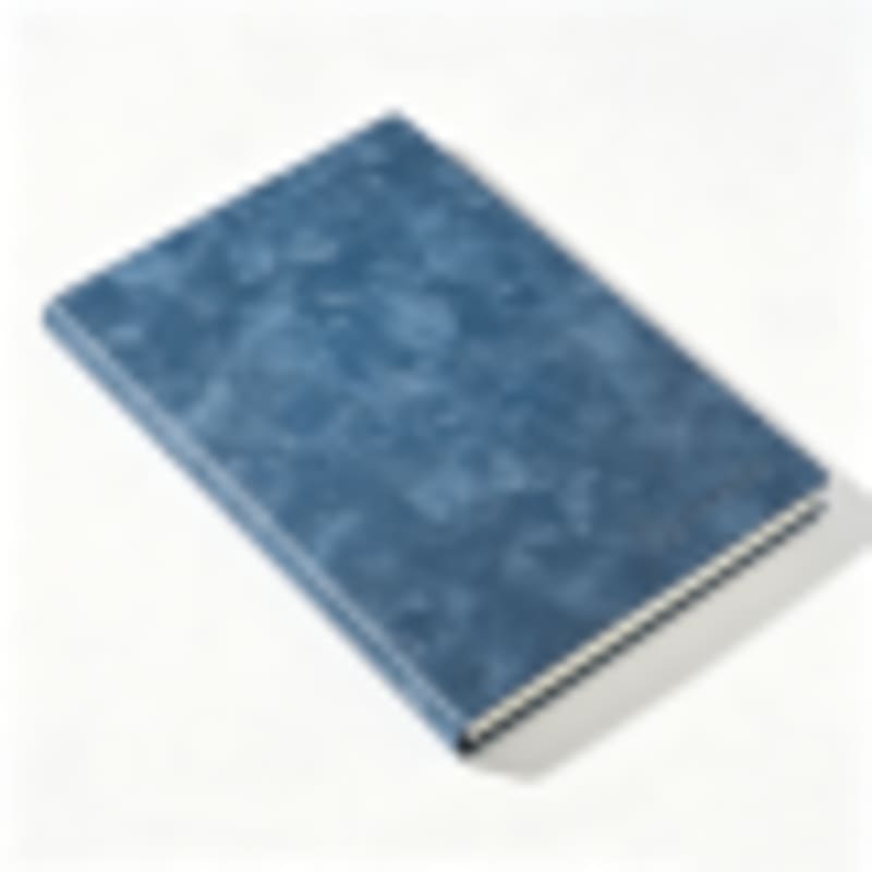 Company Logo Notebooks A5 Italian Vegetable-Tanned Suede with Distressed Finish - Gallery 1
