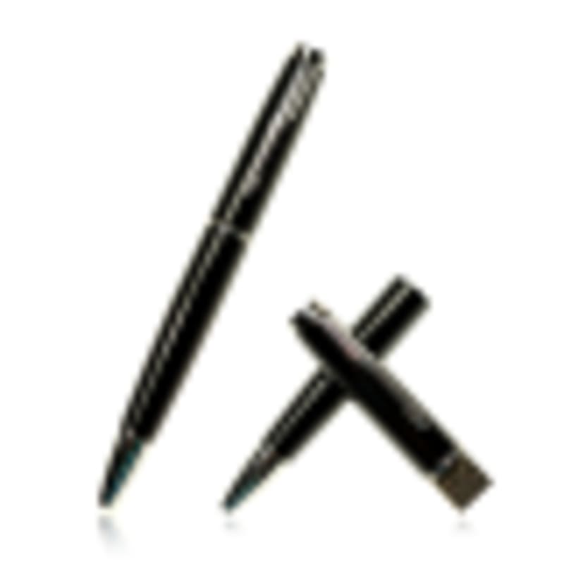 Event Giveaways USB Drives Sleek Black Pen Flash Drive with Custom Branding - Gallery 1