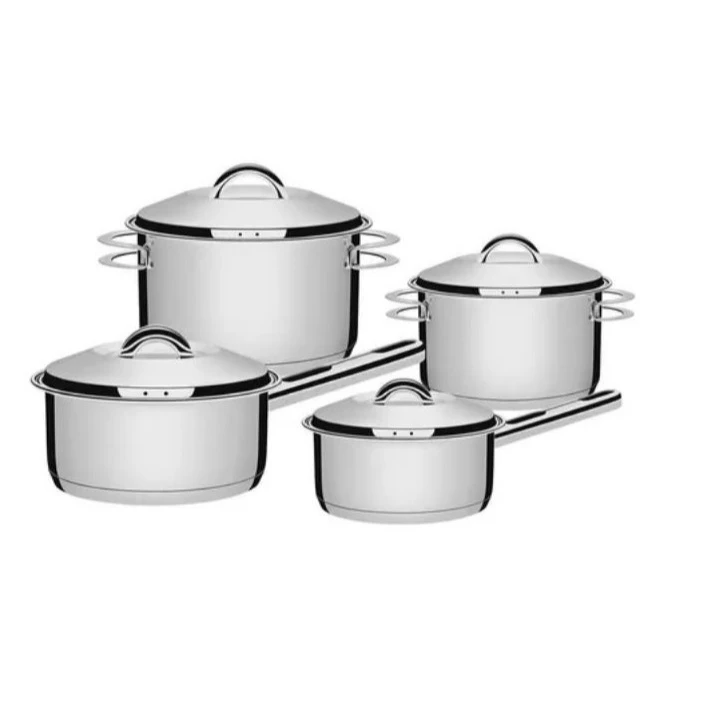 Jogo de Panelas Aço Inox Solar 4 peças - Tramontina