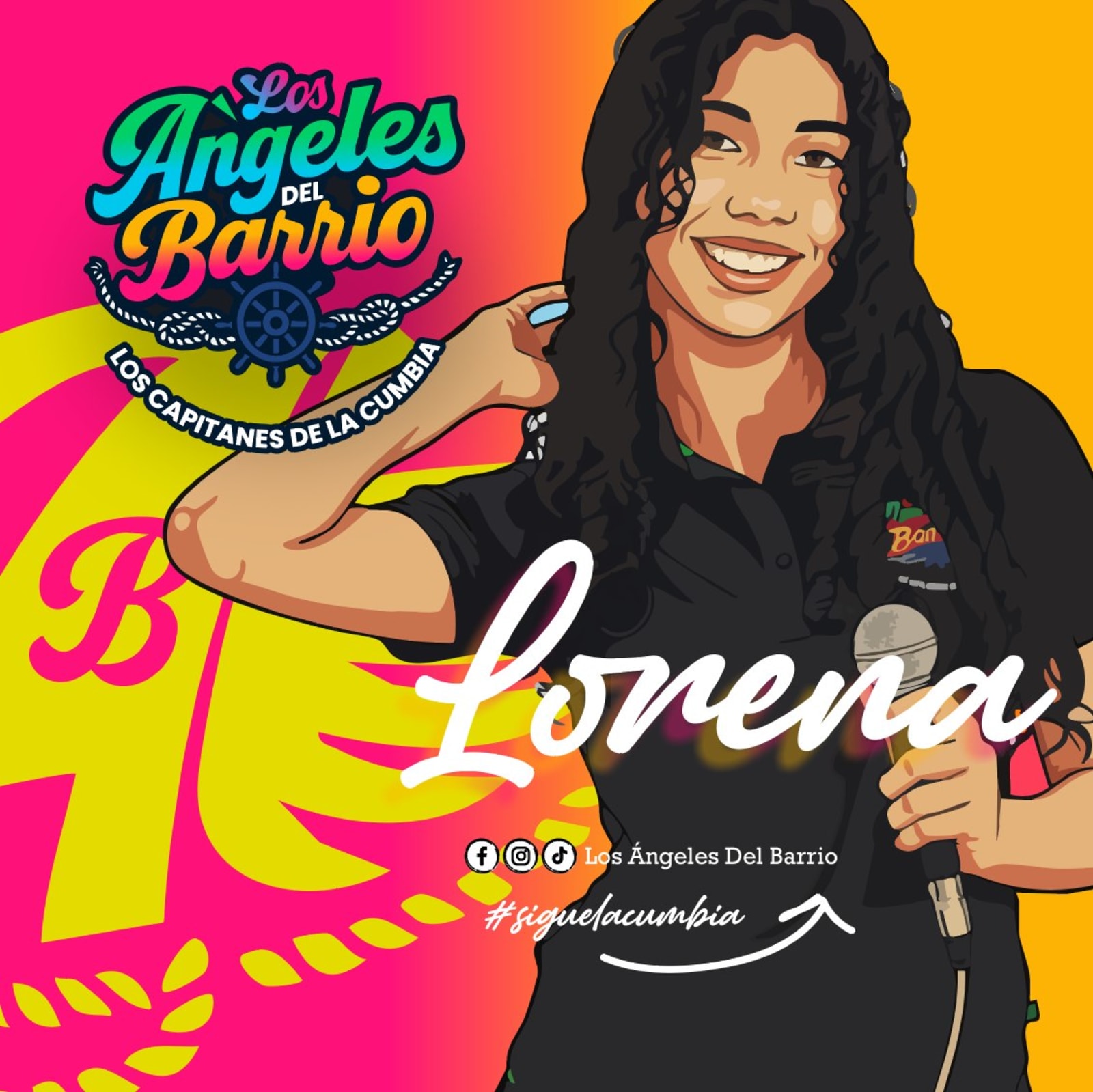 Los Ángeles del Barrio — Integrante Vocalista Lorena 
