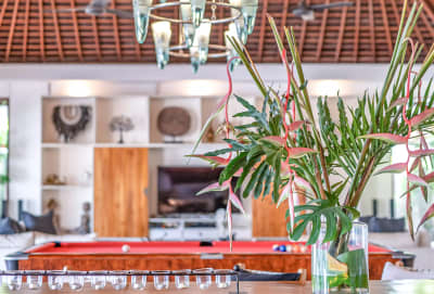 Sunlight streaming into the main pavilion living space