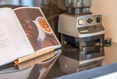 High-end kitchen appliances and professional espresso machine