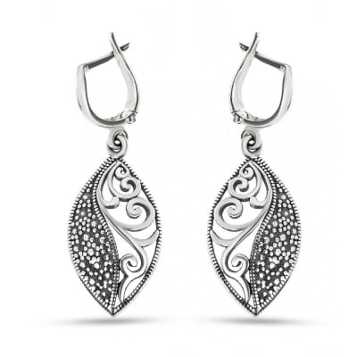 Sterling Silver 925 Earrings "Gatsby"