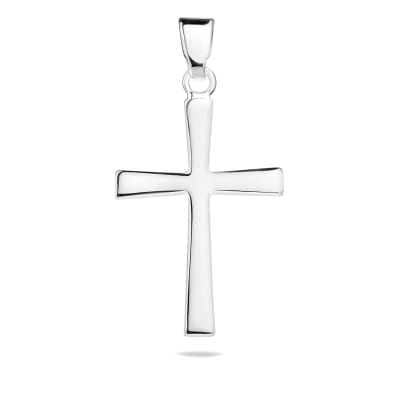 Sterling Silver 925 Cross Pendant "Sentinel"